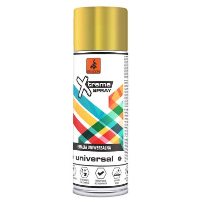 Emalia uniwersalna w aerozolu 400 ml złoty metalik DRAGON
