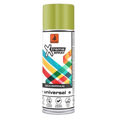 Emalia uniwersalna w aerozolu 400 ml żółty ostrzegawczy RAL 1023 DRAGON