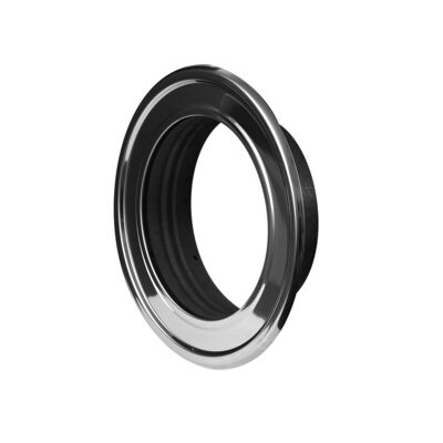 Kołnierz przyścienny metalowy biały Ø200