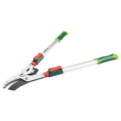 Sekator do gałęzi kowadełkowy teleskopowy 670 mm, średnica cięcia 45 mm, uchwyty aluminiowe VERTO