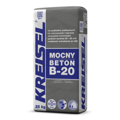 Beton B-20 Mocny 25 kg KREISEL