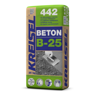 Beton B-25 442 25 kg KREISEL