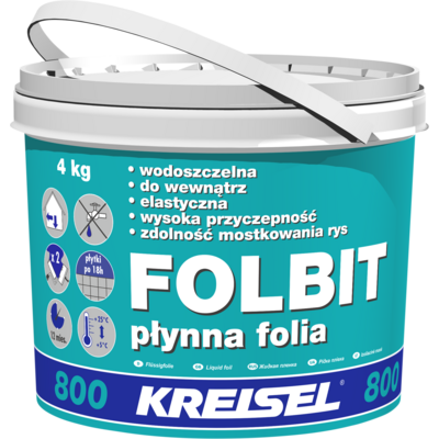 Płynna folia Folbit 800 wewnętrzna 4 kg KREISEL