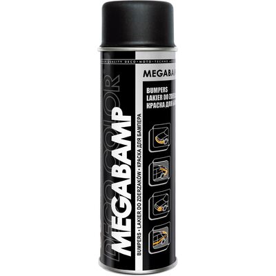 Lakier do zderzaków Megabamp czarny mat 0,5 l DECO COLOR
