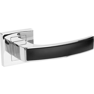 Klamka uniwersalna SAVIO chrom / czarne