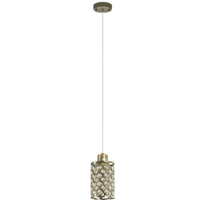 Lampa wisząca 6751/1 21QG mosiądz Elem