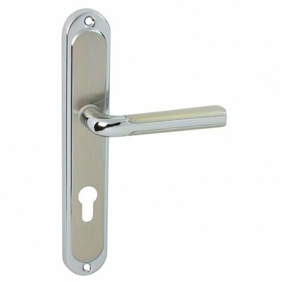 Klamka RIO M6/M9 PZ72 chrom lakierowany/nikiel lakierowany