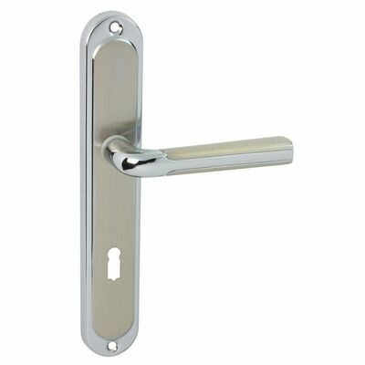 Klamka RIO M6/M9 BB72 chrom lakierowany/nikiel lakierowany