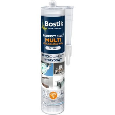 Elastyczny uszczelniacz - klej Perfect Seal Multi crystal 290 ml Bostik