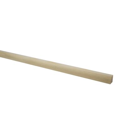 Ćwierćwałek wypukły sosna/świerk 50 g, 10 x 10 x 1000 mm