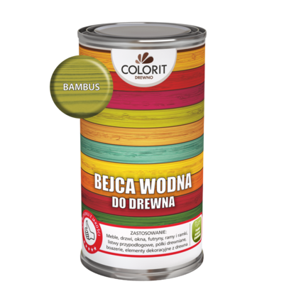 Bejca wodna do drewna Bambus 0,5 l Colorit Drewno