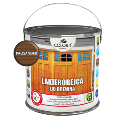 Lakierobejca do drewna Palisander 2,5 l Colorit Drewno