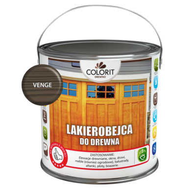 Lakierobejca do drewna Venge 2,5 l Colorit Drewno