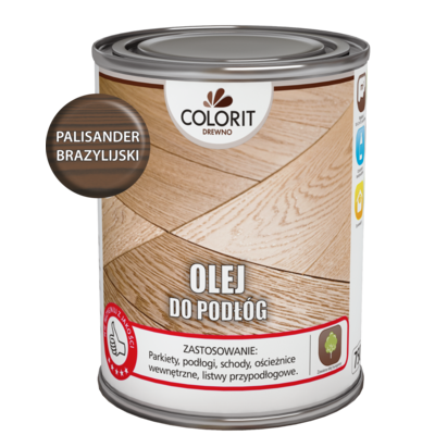 Olej do podłóg Palisander brazylijski 0,75 l Colorit Drewno