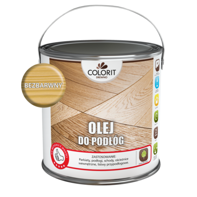 Olej do podłóg Bezbarwny 2,5 l Colorit Drewno