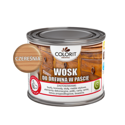 Wosk do drewna w paście Czereśnia 0,5 l Colorit Drewno