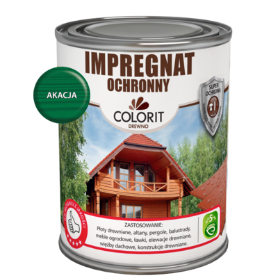 Impregnat ochronny akacja 0,75 l Colorit Drewno