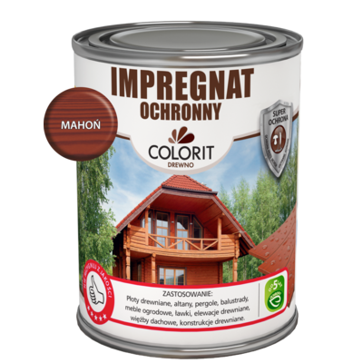 Impregnat ochronny mahoń 0,75 l Colorit Drewno