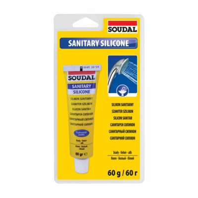 Silikon sanitarny bezbarwny 60 g blister Soudal