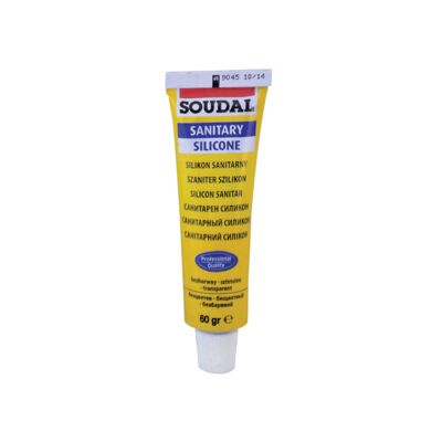 Silikon sanitarny bezbarwny 60 g Soudal