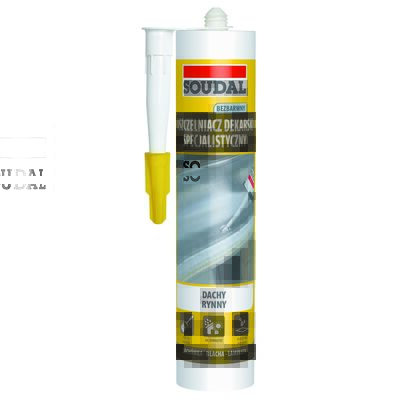 Specjalistyczny uszczelniacz dekarski bezbarwny 280 ml Soudal