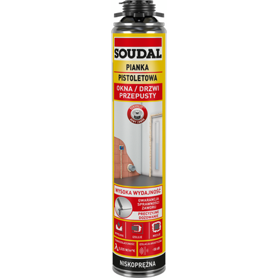Pianka pistoletowa Yellow 750 ml Soudal