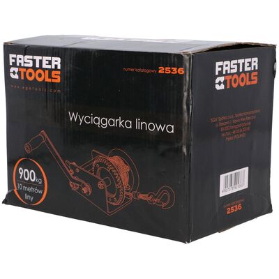 Wyciągarka linowa 900 kg FASTER TOOLS