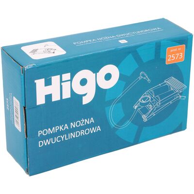 Pompka nożna 2 cylindry HIGO