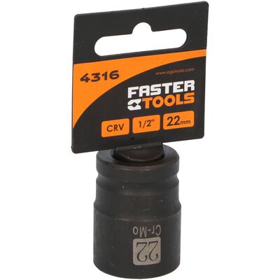Nasadka udarowa sześciokątna 1/2” 22 mm FASTER TOOLS