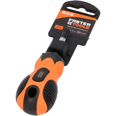 Wkrętak krzyżowy PH2 x 38 mm FASTER TOOLS