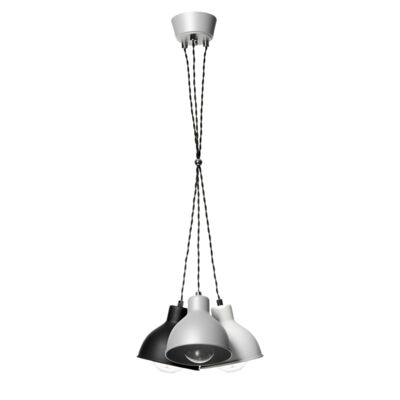 Lampa wisząca Zoe 3 mix kolorów Lampex
