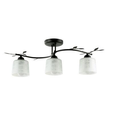 Lampa sufitowa Viola 3A czarna Lampex