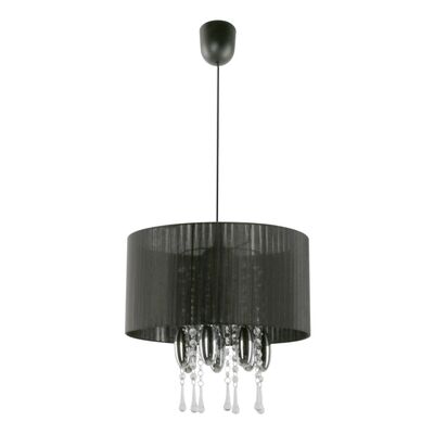 Lampa wisząca Camilla czarna Lampex