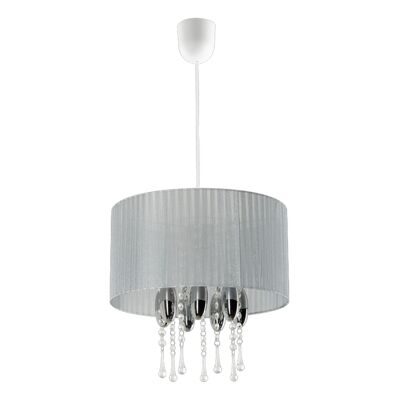 Lampa wisząca Camilla popiel Lampex