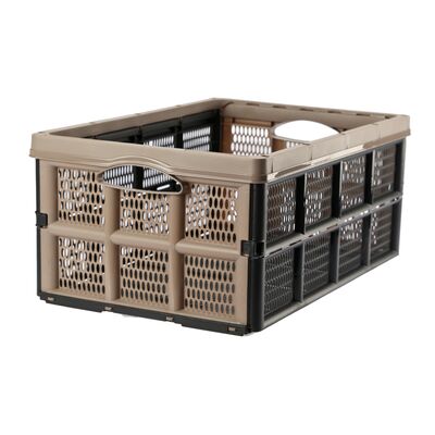 Kosz składany 32 l beżowy