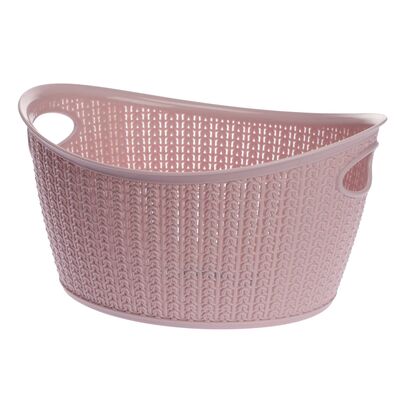 Koszyk owalny L 9 l WILLOW różowy
