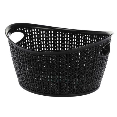 Koszyk owalny M 3,3 l WILLOW czarny