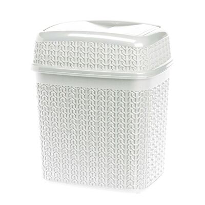 Kosz uchylny 5 l WILLOW biały