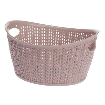 Koszyk owalny M 3,3 l WILLOW różowy