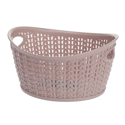Koszyk owalny S 1,5 l WILLOW różowy