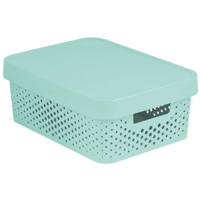 Pojemnik Infinity 11 L ażurowy CU-04753 seledyn
