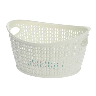 Koszyk owalny S 1,5 l WILLOW biały