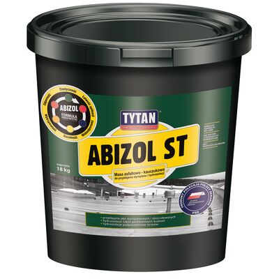 Masa dyspersyjna asfaltowo-kauczukowa Abizol ST 18 kg Tytan