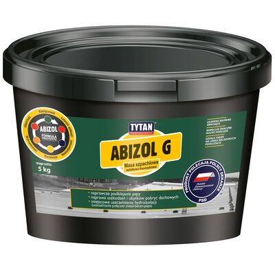 Masa szpachlowa asfaltowo-kauczukowa Abizol G 5 kg Tytan