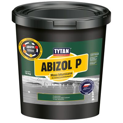 Masa bitumiczna do izolacji powłokowych Abizol P 18 kg Tytan