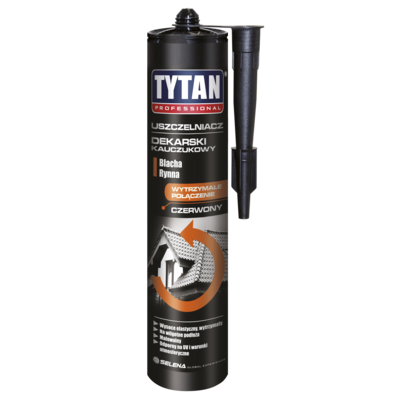 Uszczelniacz dekarski czerwony 310 ml Tytan