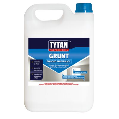 Grunt głęboko penetrujący emulsja 5 l Tytan