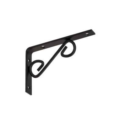 Wspornik ornamentowy prosty WOP 150 czarny VELANO