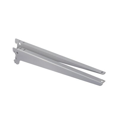 Wspornik system pojedynczy kątowy, komplet L+P, WSK 380 szary VELANO