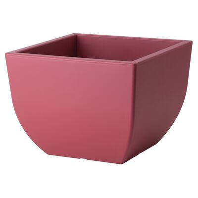 Donica MUNA kwadratowa 30 cm marsala